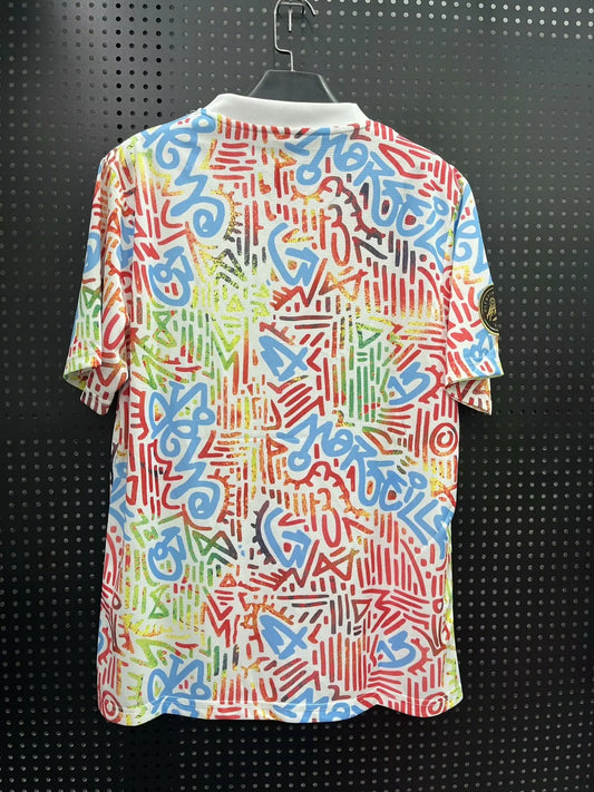 24/25 Marseille coloured pre-race training kit