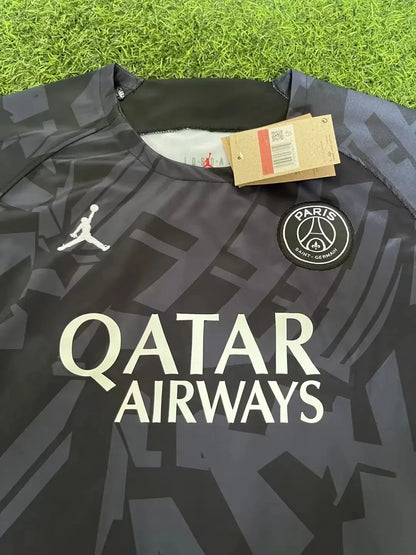 22-23 Paris Jordan pre-match black training uniform