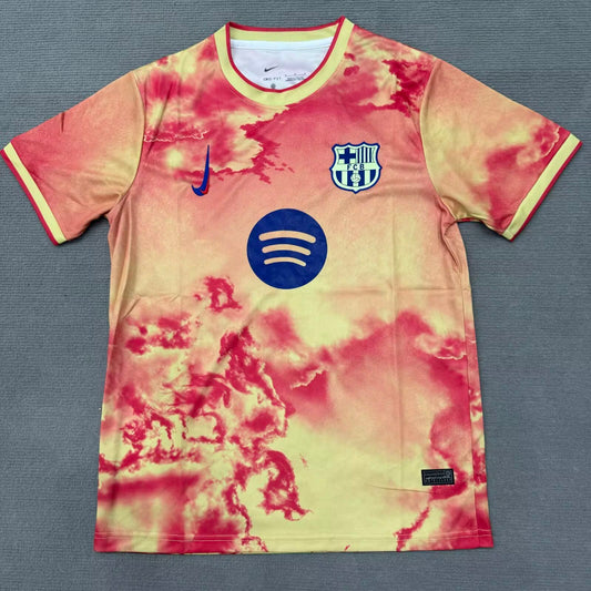 Maillot 25/26 FC Barcelone Édition Spéciale Orange Rouge