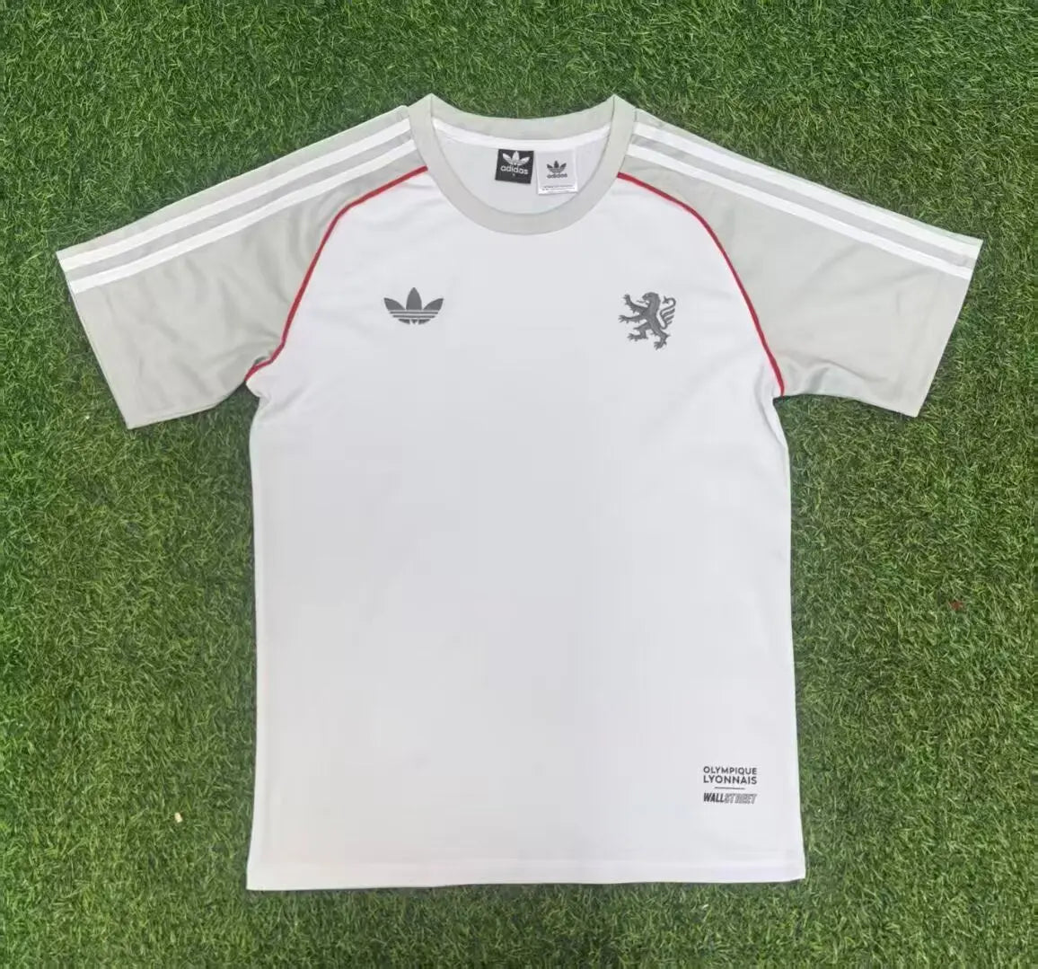 25/26 Lyon Gray White T-shirt