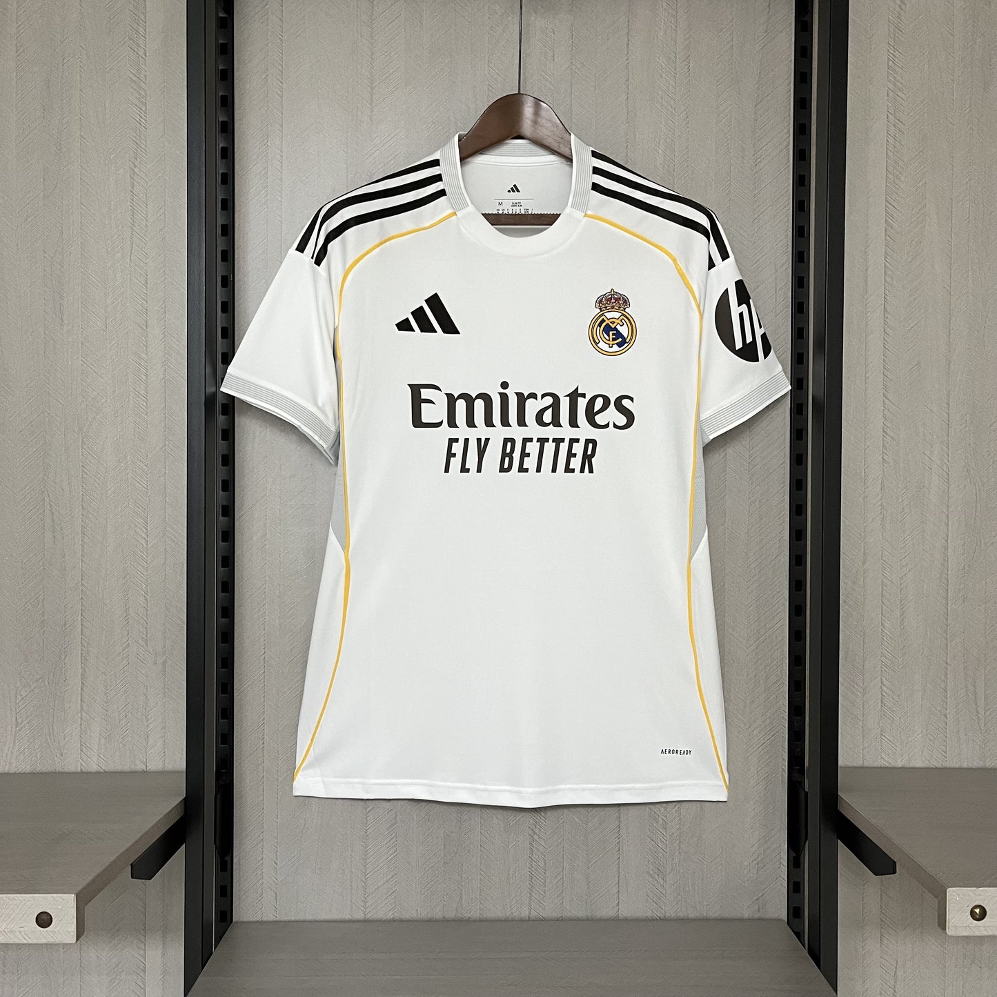 Maillot 25/26 Real Madrid Domicile Avec Sponsors