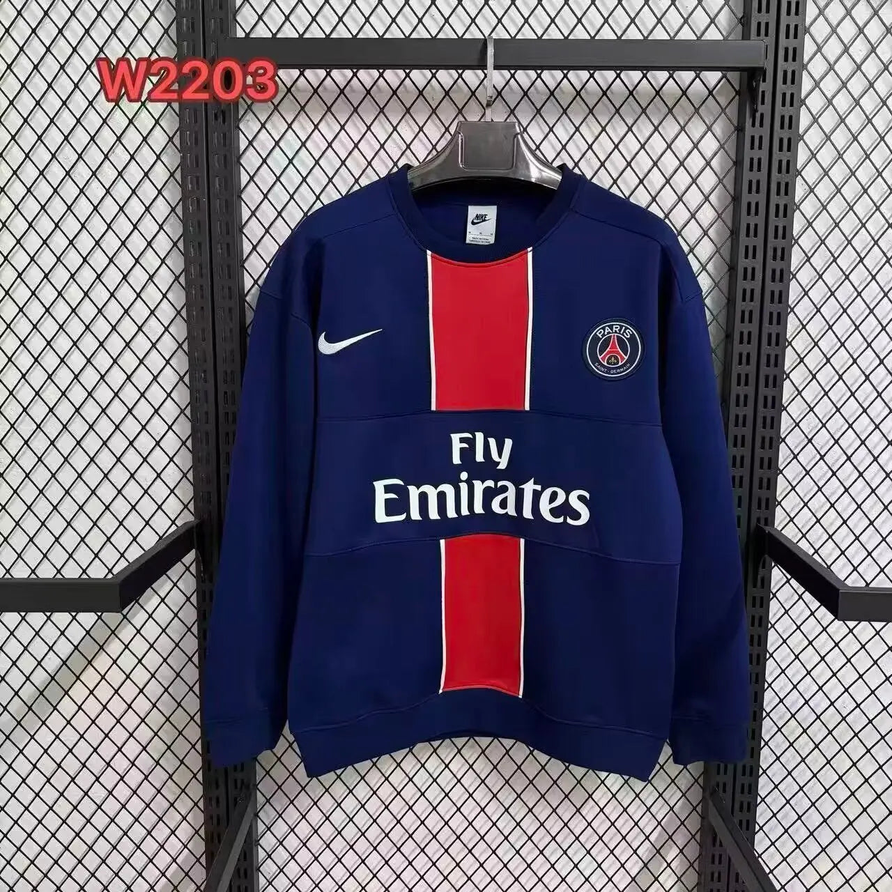 25.26 Paris Navy Blue Thick Long-Sleeved Sweater Hoodie