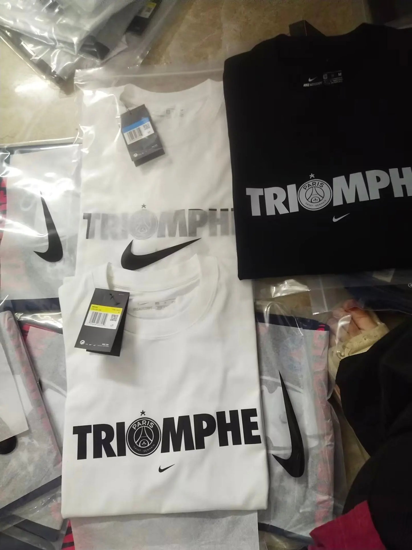 Paris Saint-Germain's Champions League T-shirt