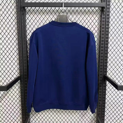 25.26 Paris Navy Blue Thick Long-Sleeved Sweater Hoodie