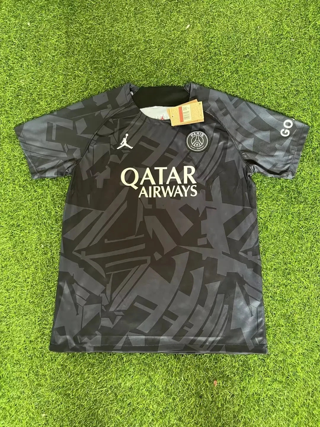 22-23 Paris Jordan pre-match black training uniform